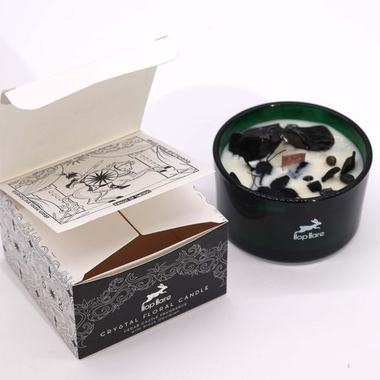 Krištolinė magiška gėlių žvakė „Hop Hare“ – kardų karalius