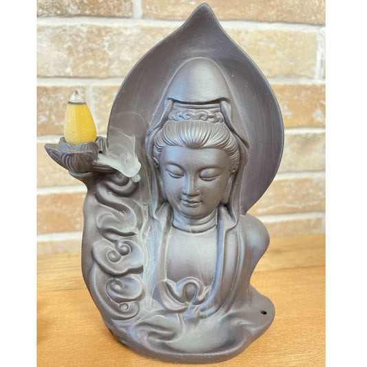 Backflow Incense Burner - Serine Buddha
