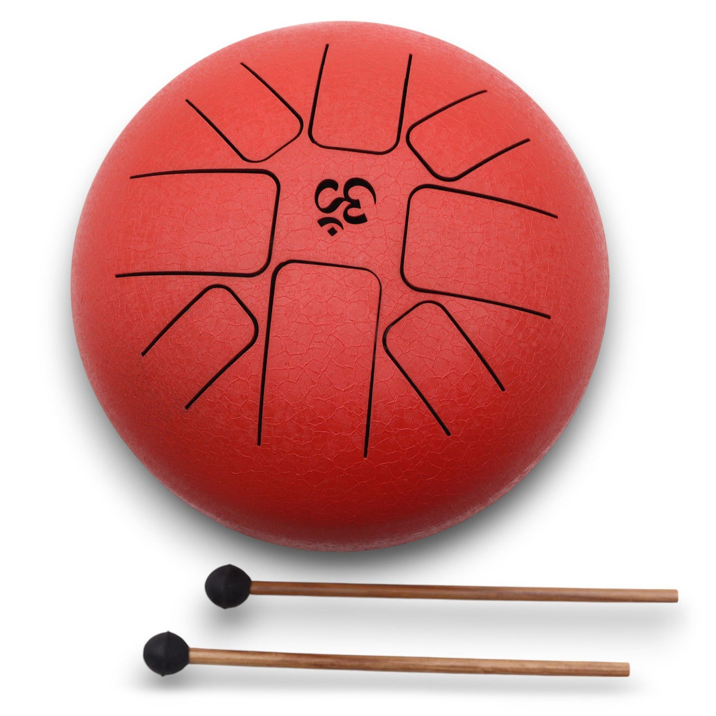 Steel Tongue Happy Drum - Om Red 22x16cm