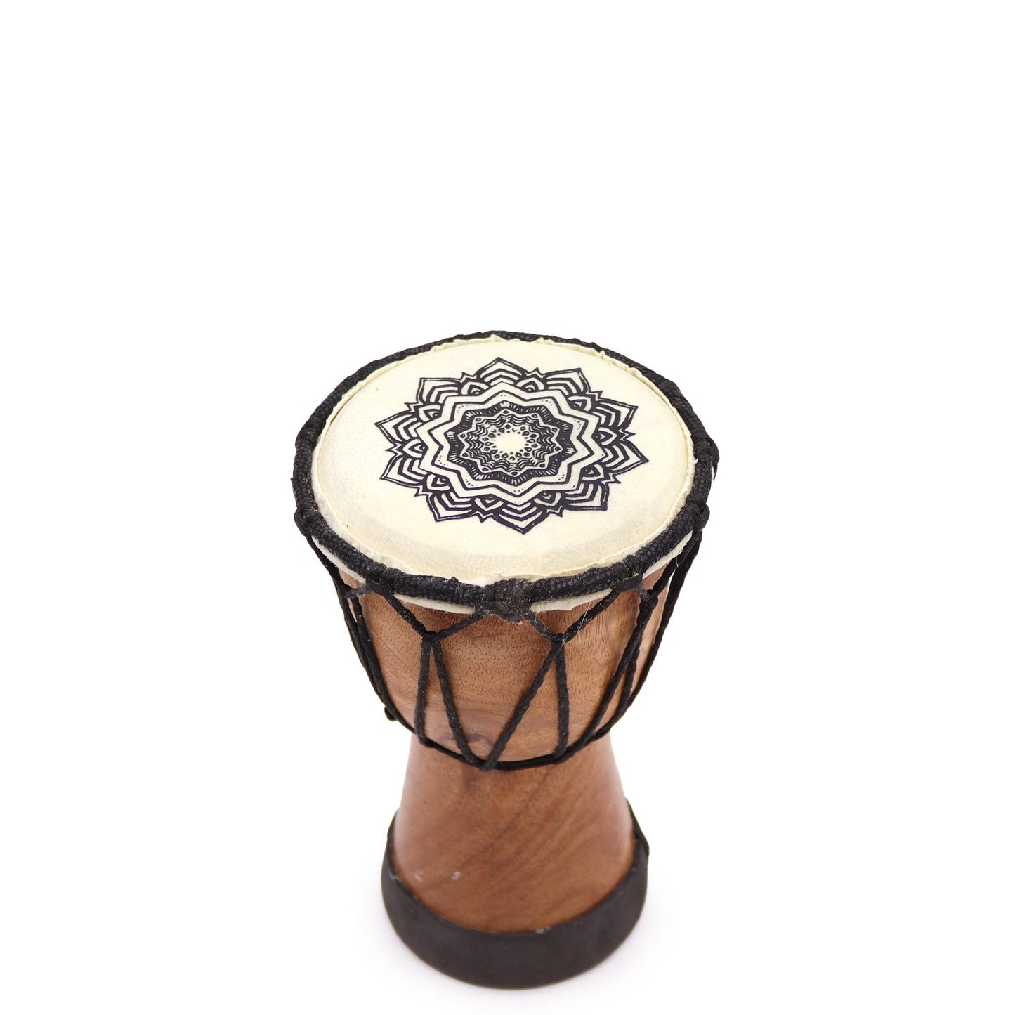 Handmade Wide Top Djembe Drum - 15cm