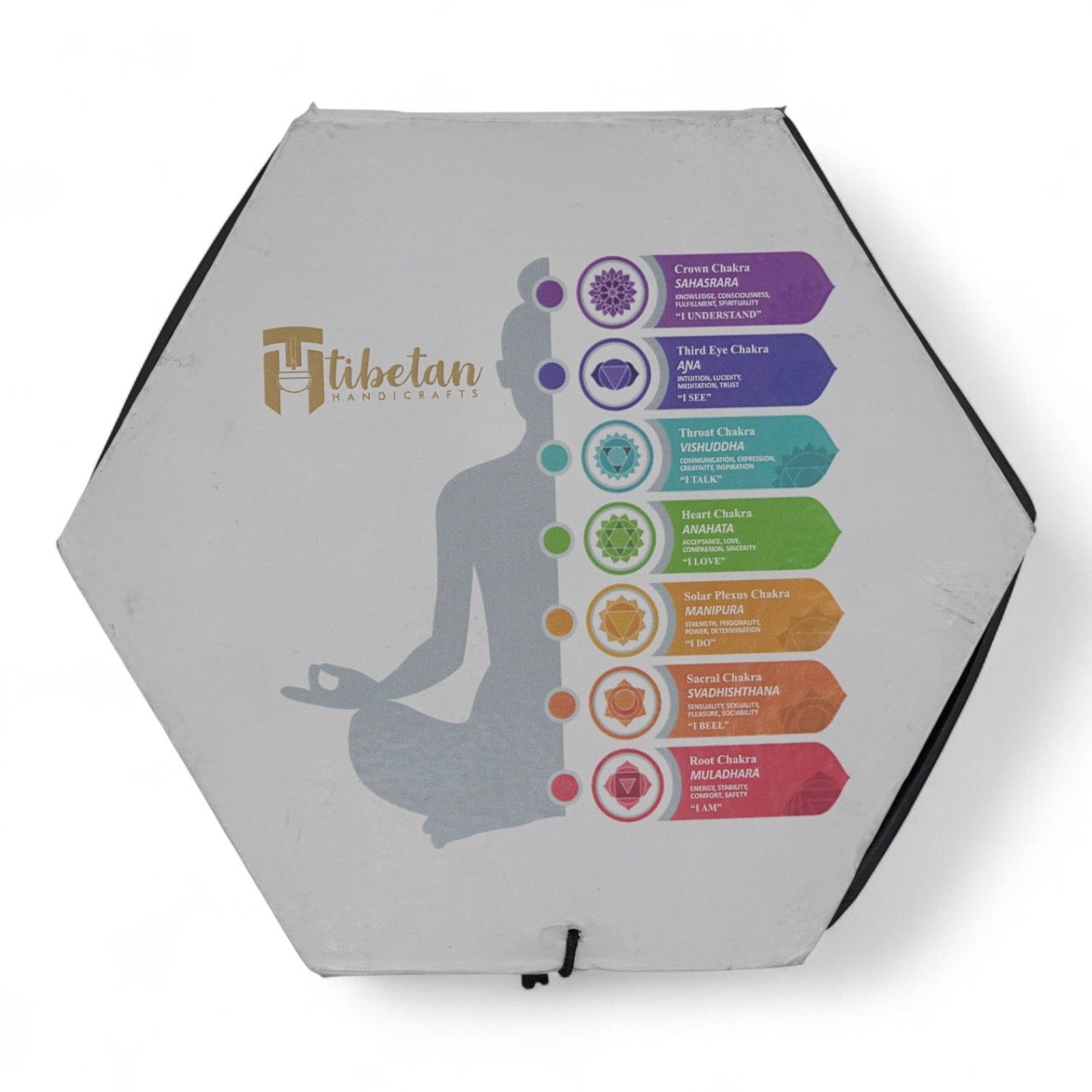 Skambančių dubenėlių rinkinys „Mėnulio fazė“ – juodas, 10,7 cm, 650 g