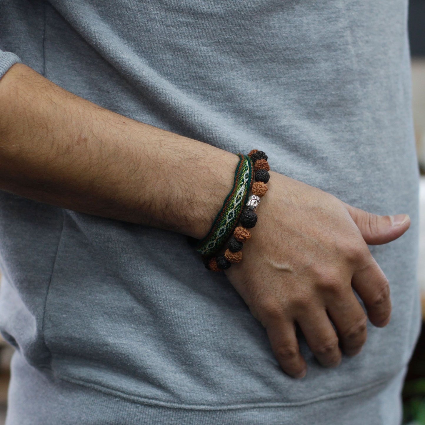 Rudraksha Buddah Bangle Mala – Mišinys