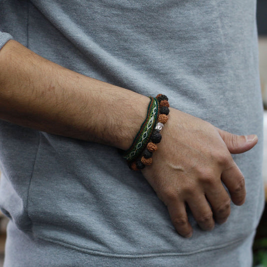 Rudraksha Buddah Bangle Mala – Mišinys