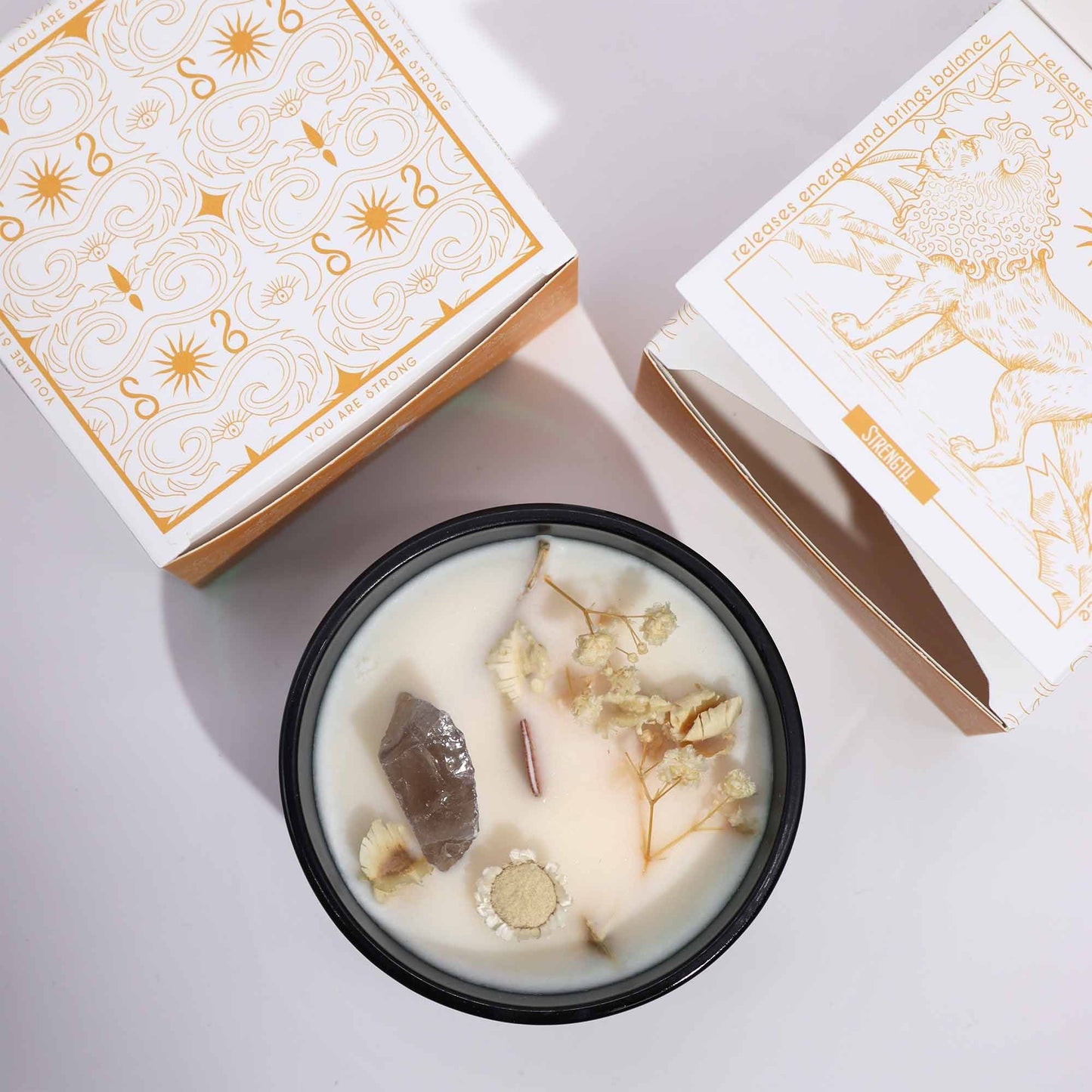 „Hop Hare“ krištolinė magiška žvakė – Liūtas