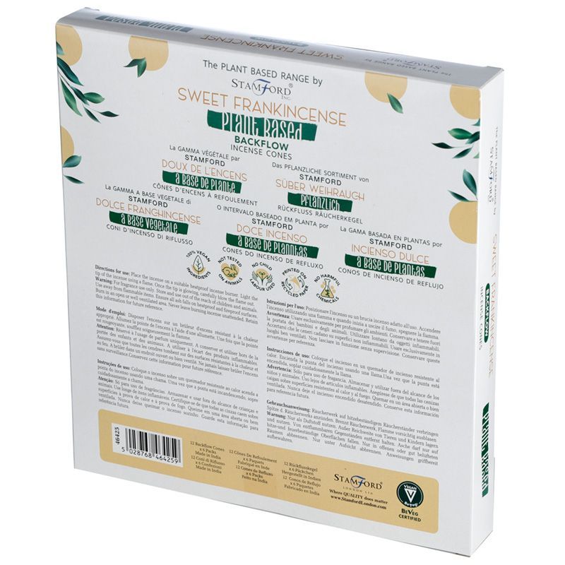 Augaliniai atbulinio srauto smilkalų kūgiai - Saldūs bosvelijos