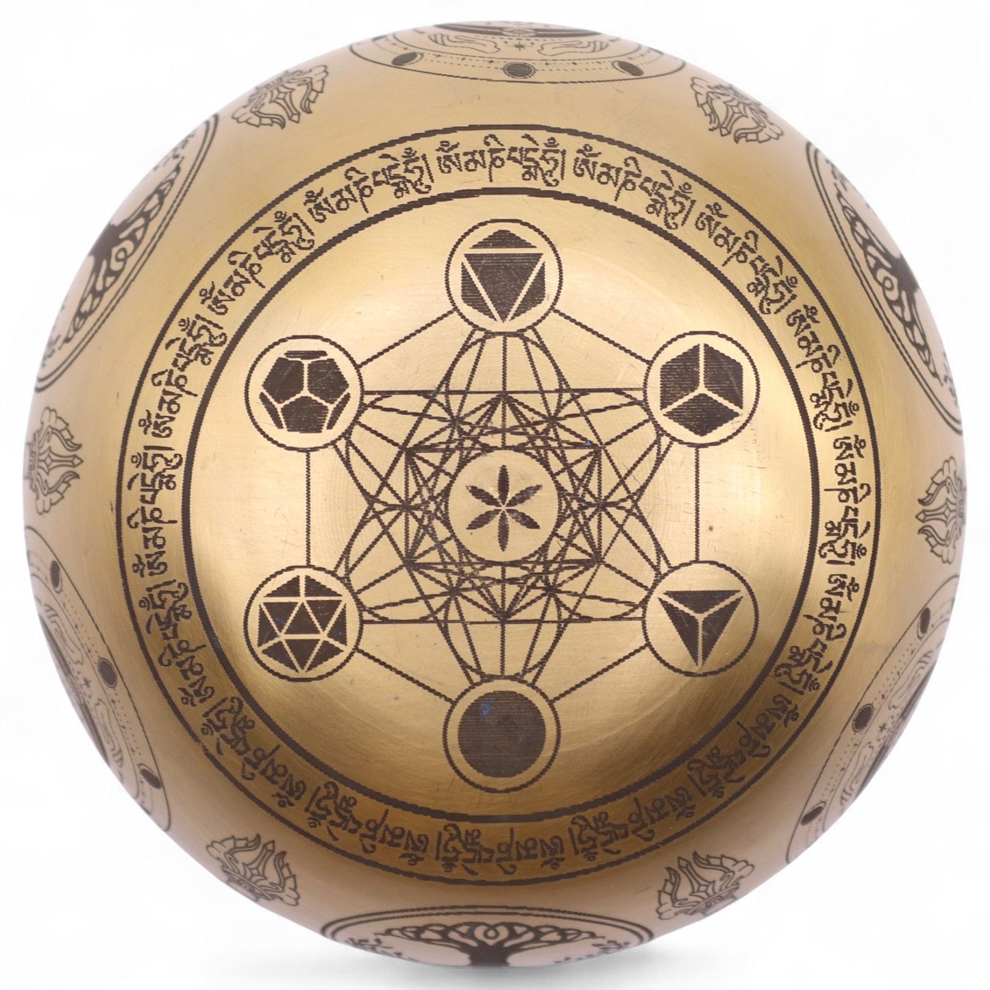 Gryno žalvario graviruotų Budos figūrėlių rinkinys (4 vnt.) – šventoji kolekcija, 3,85 kg