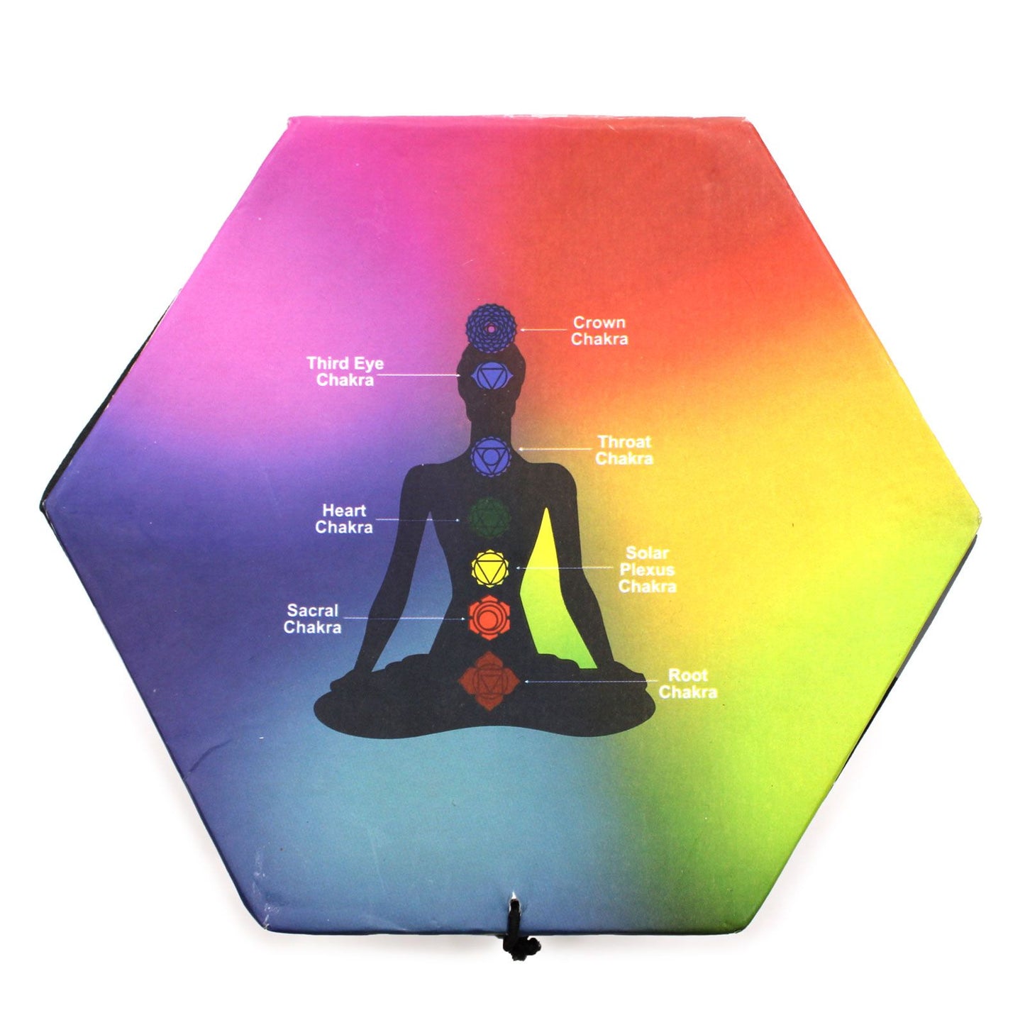 Buddha Singing Bowl Set - Black & Orange 10.7cm Meditation