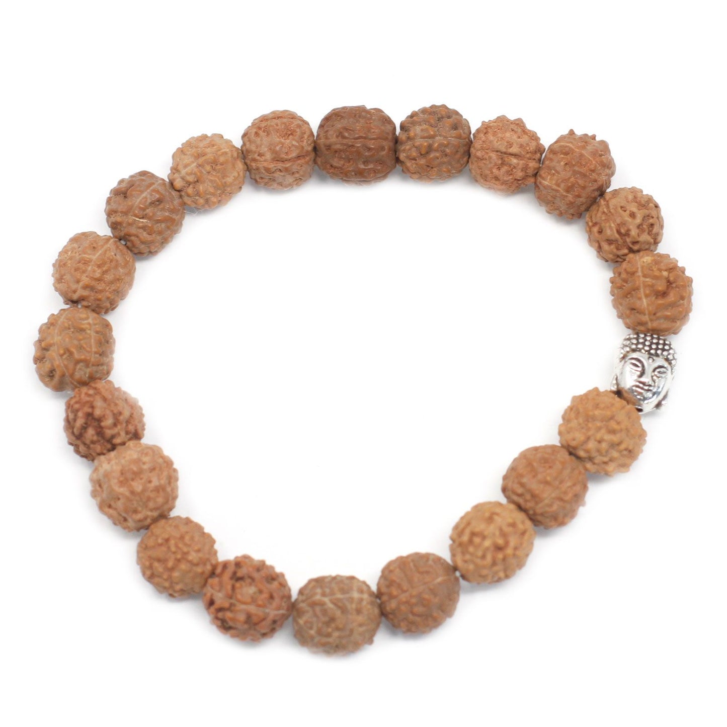 Rudraksha Buddah Bangle Mala – natūralus