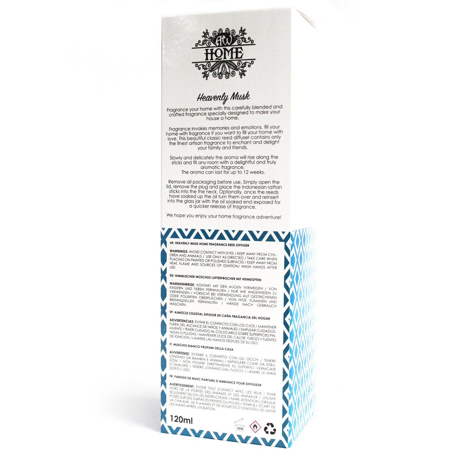 120 ml lazdelinis difuzorius – dangiškasis muskusas