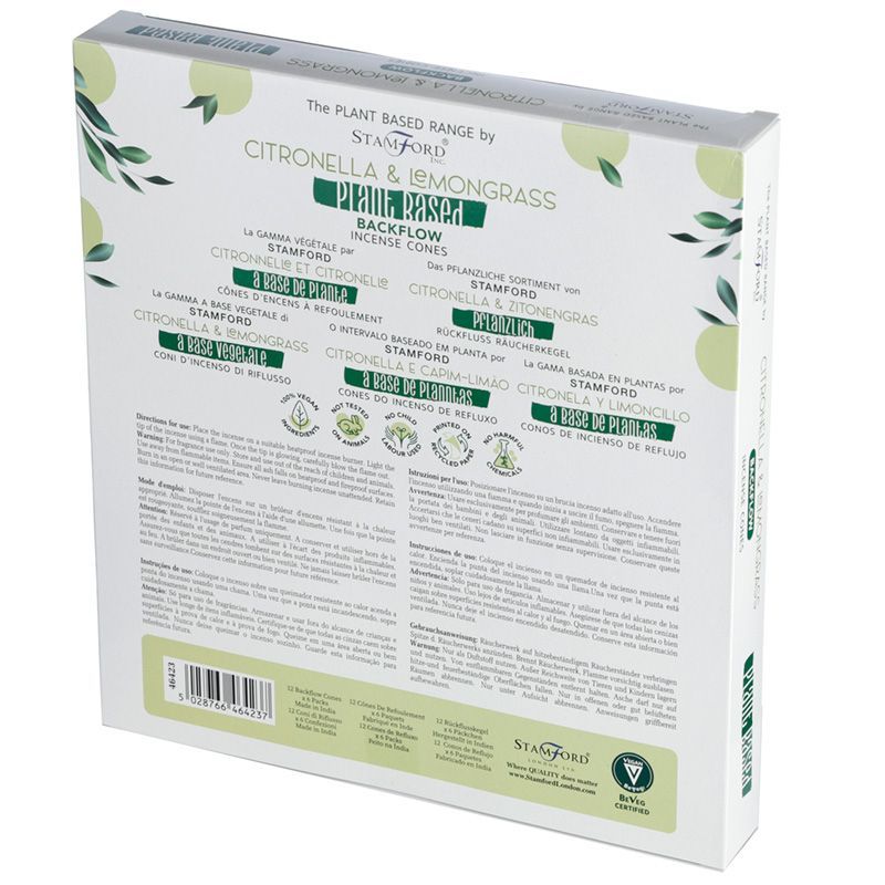 Augaliniai atbulinio srauto smilkalų kūgiai - citronelė ir citrinžolė