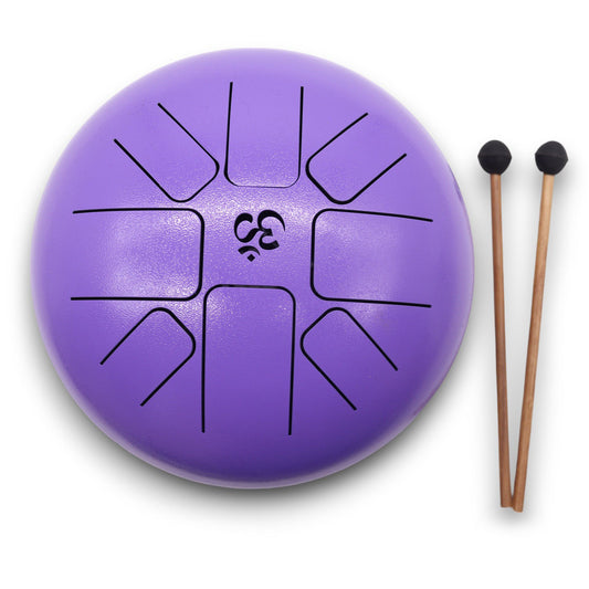 Steel Tongue Happy Drum - Om Violet 22x16cm
