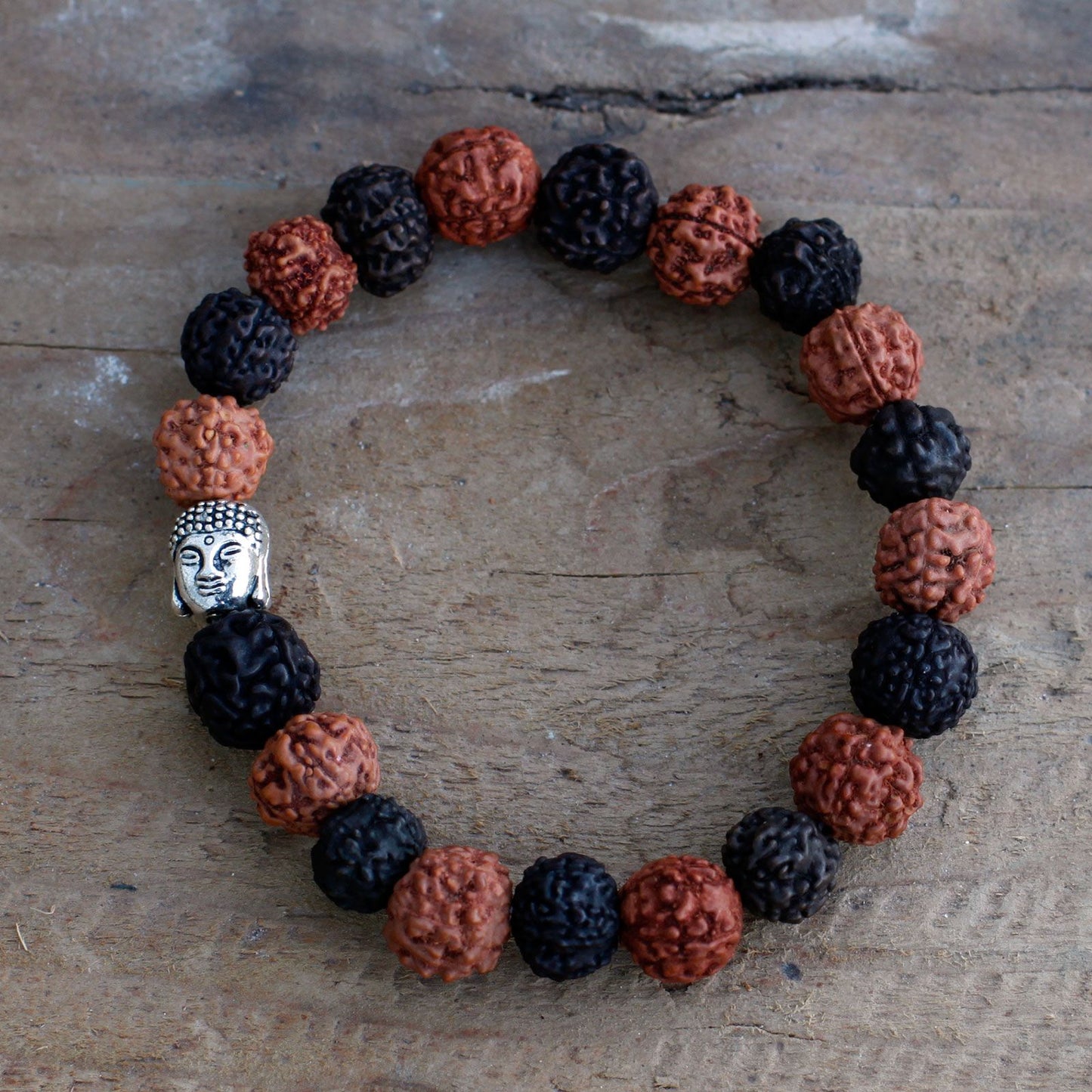 Rudraksha Buddah Bangle Mala – Mišinys