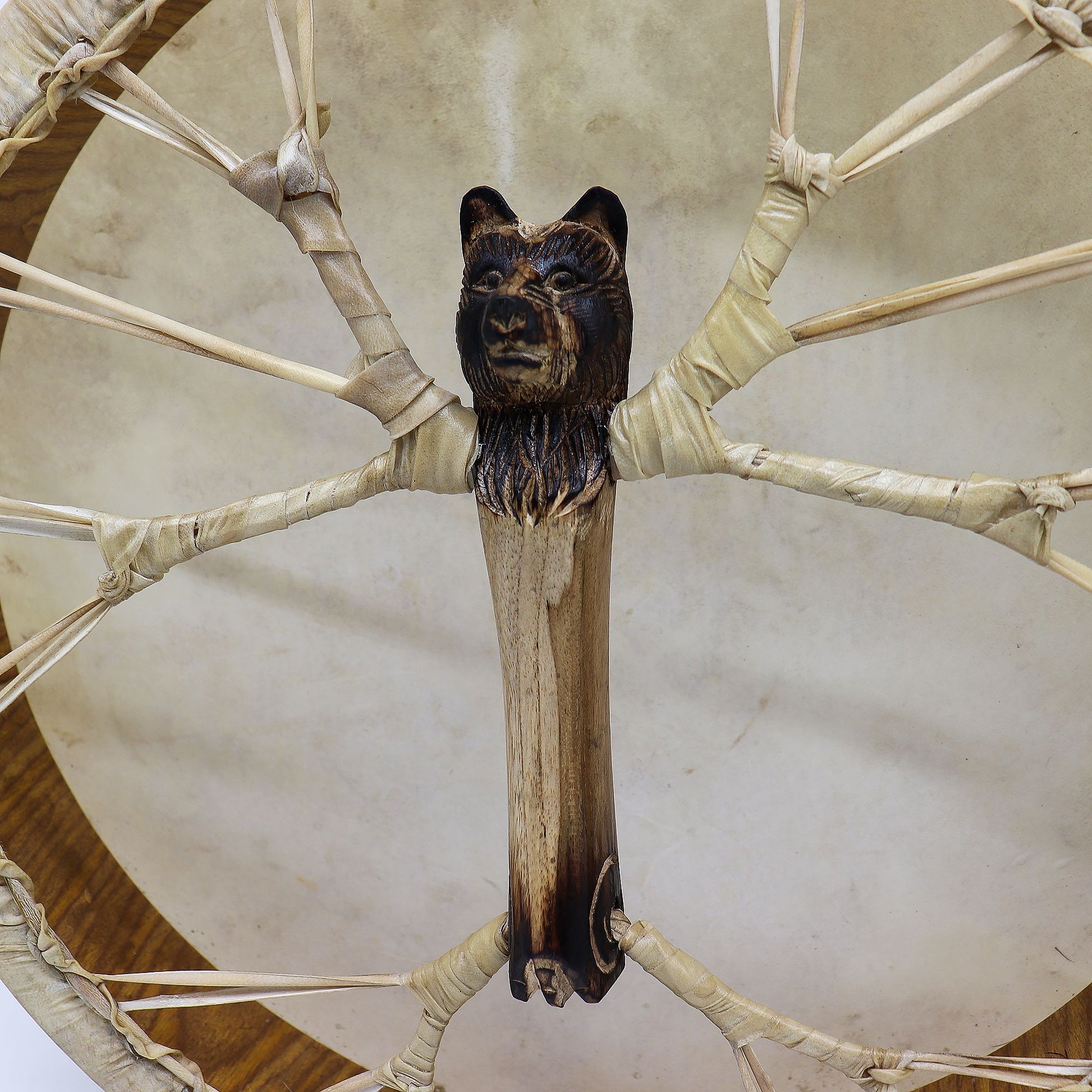 Spirit of the Bear - Shaman Drum & Stick- Tunable - 40cm - Gokshope