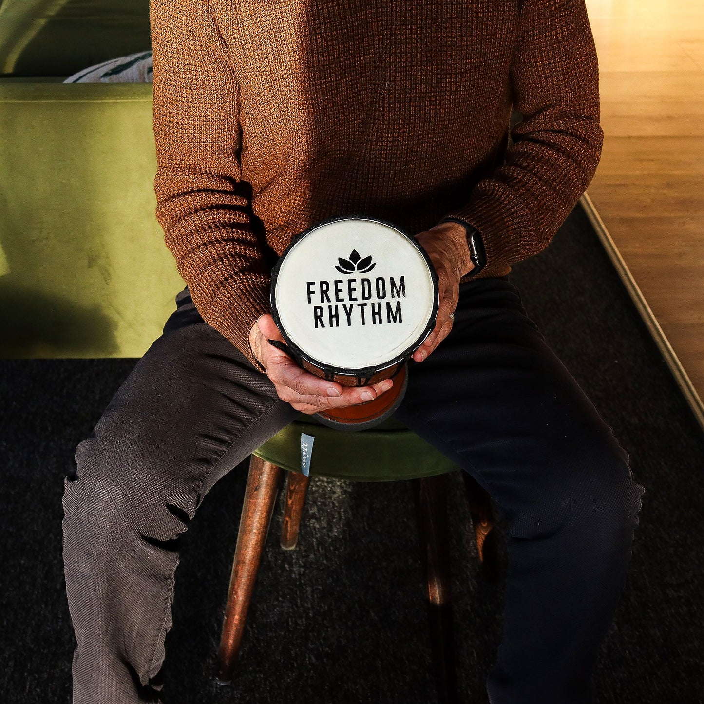 Small Pro Djembe Drum - Freedom Rhythm (high) - Small 30cm (15cm Diia)