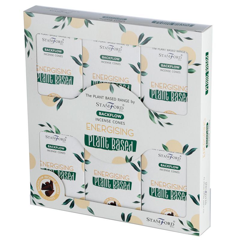 Augaliniai atbulinio srauto smilkalų kūgiai - energizuojantys