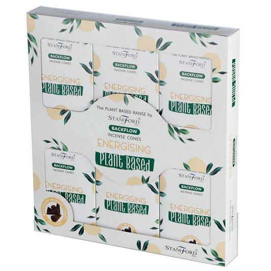 Augaliniai atbulinio srauto smilkalų kūgiai - energizuojantys