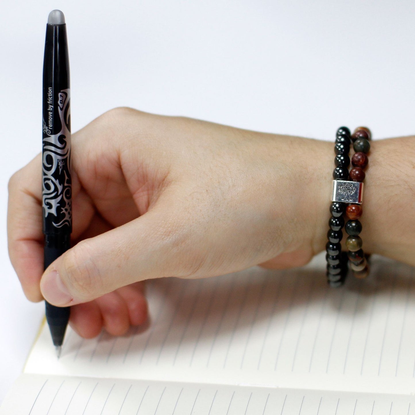 Magnetinė brangakmenių apyrankė - Picasso jaspis