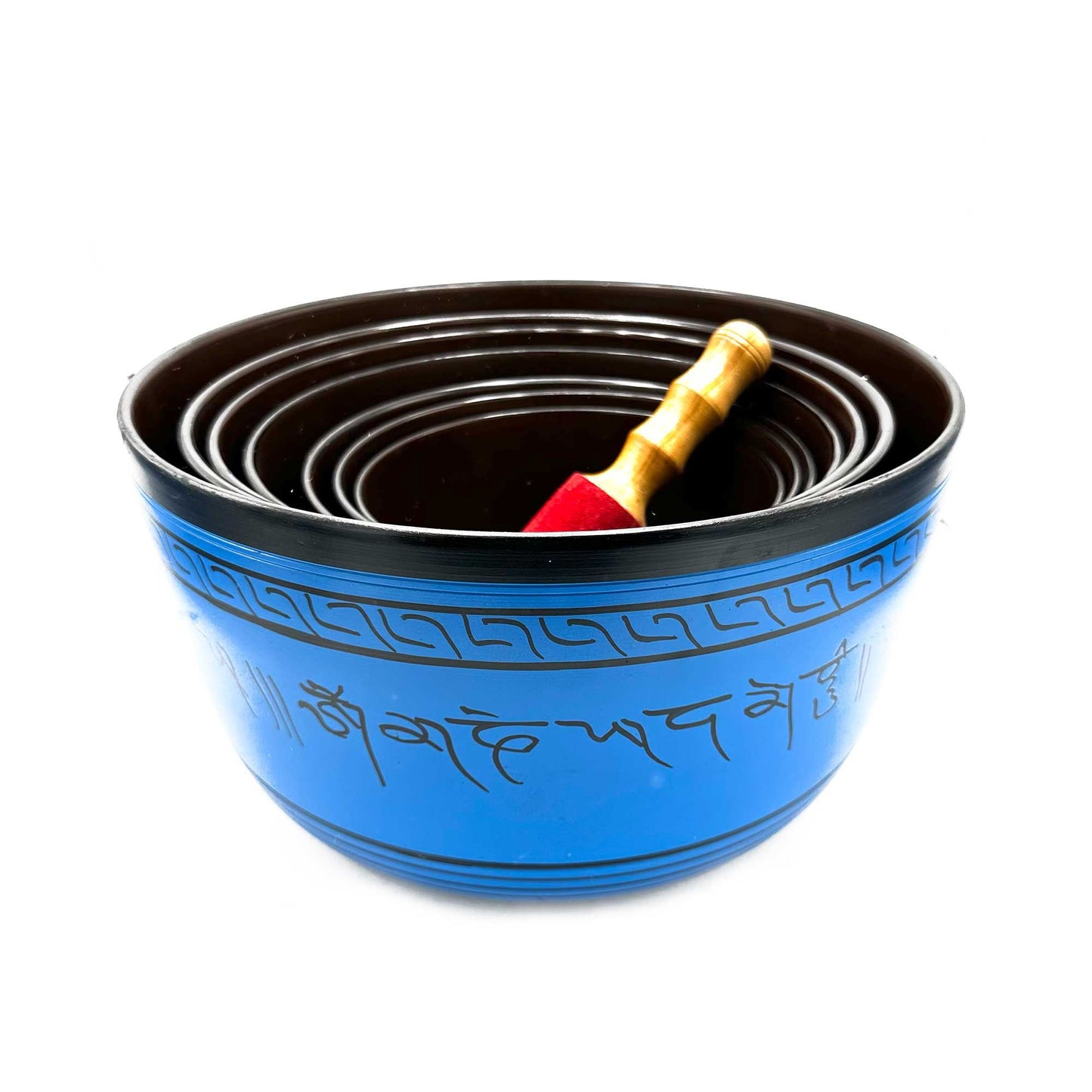 Mažų čakrų rinkinys, septyni dainuojantys dubenėliai - 14-22 cm, pilnas, 6,2 kg