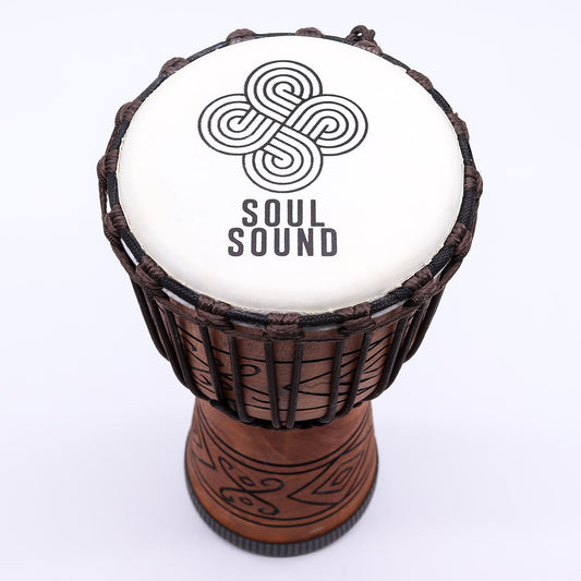 Medium Pro Djembe Drum - Soul Sound (low) - Medium 40cm (18cm Diia)