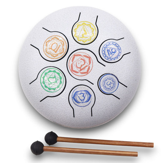 Steel Tongue Happy Drum - 7 Chakra - 17x13cm