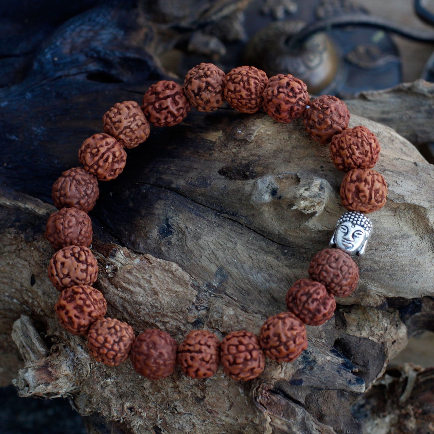 Rudraksha Buddah Bangle Mala – ruda