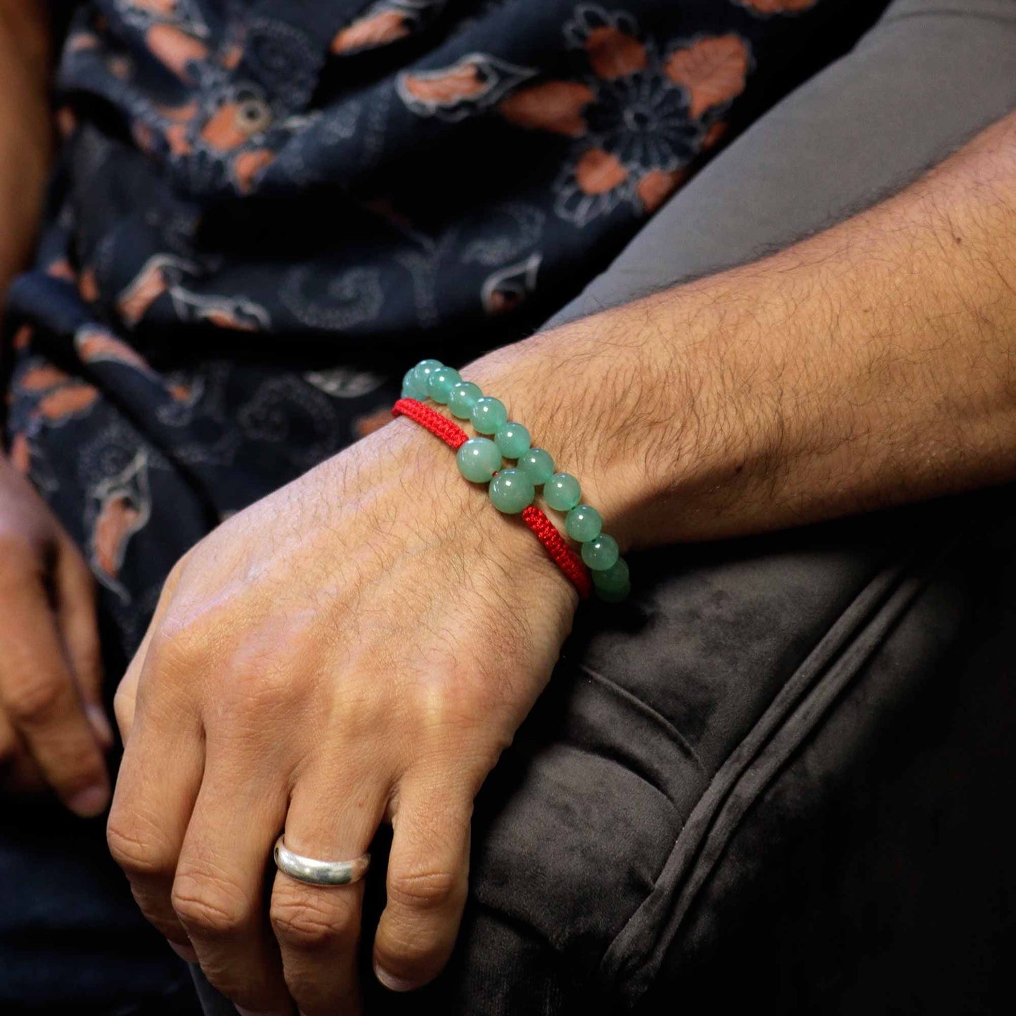 Dvigubos galios brangakmenių apyrankės – nefritas