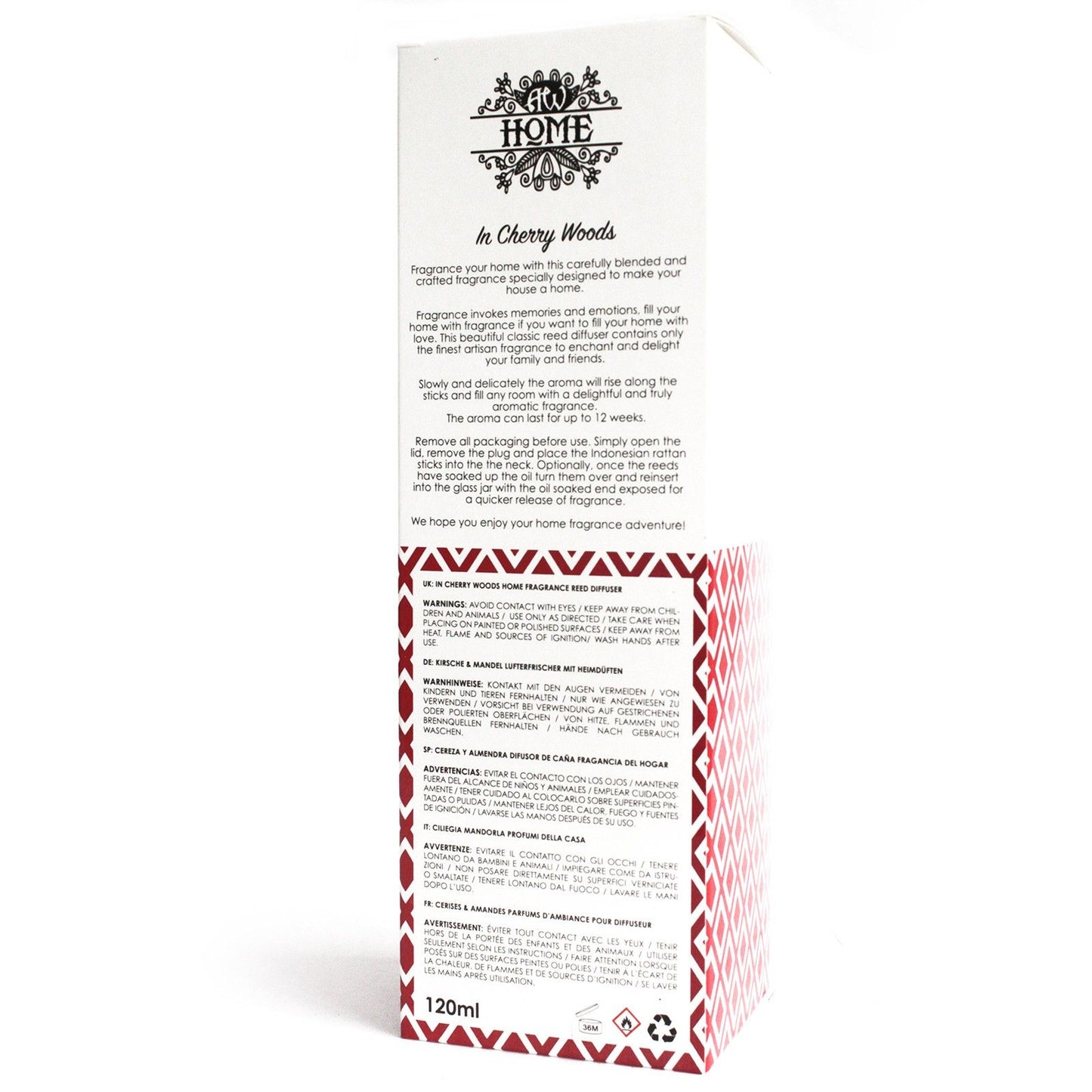 120 ml lazdelinis difuzorius – vyšnių medienos aromatas